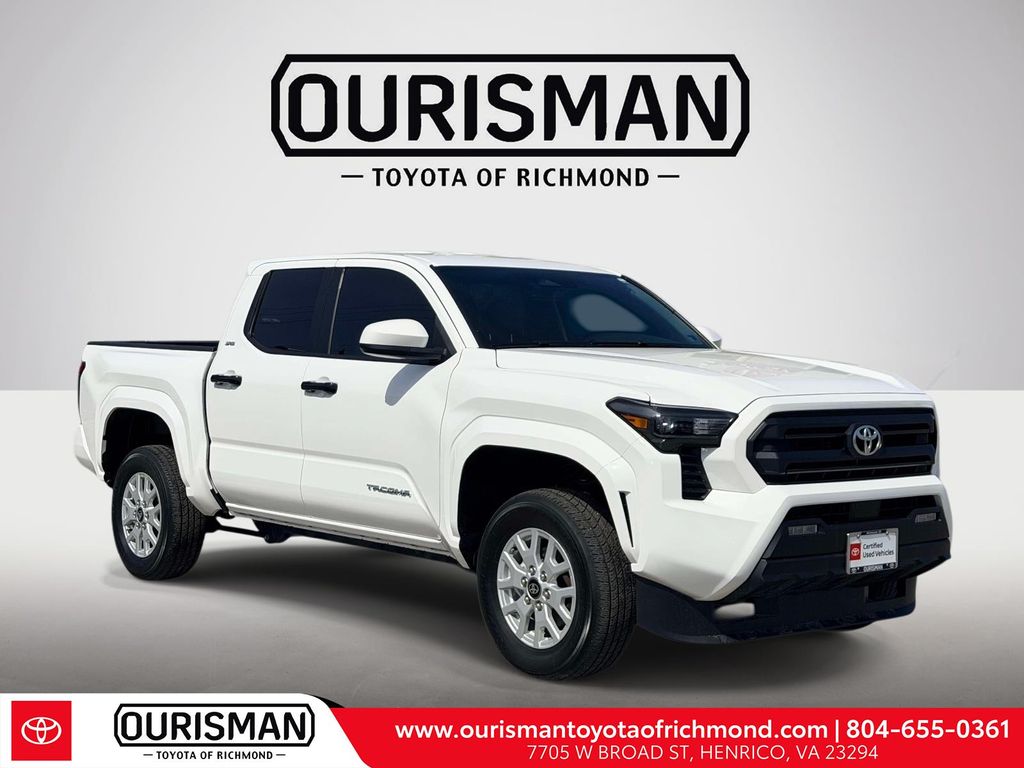 Ice Cap 2024 Toyota Tacoma SR5 Double Cab 4WD Pickup Truck Four-Wheel Drive 8-Speed Automatic