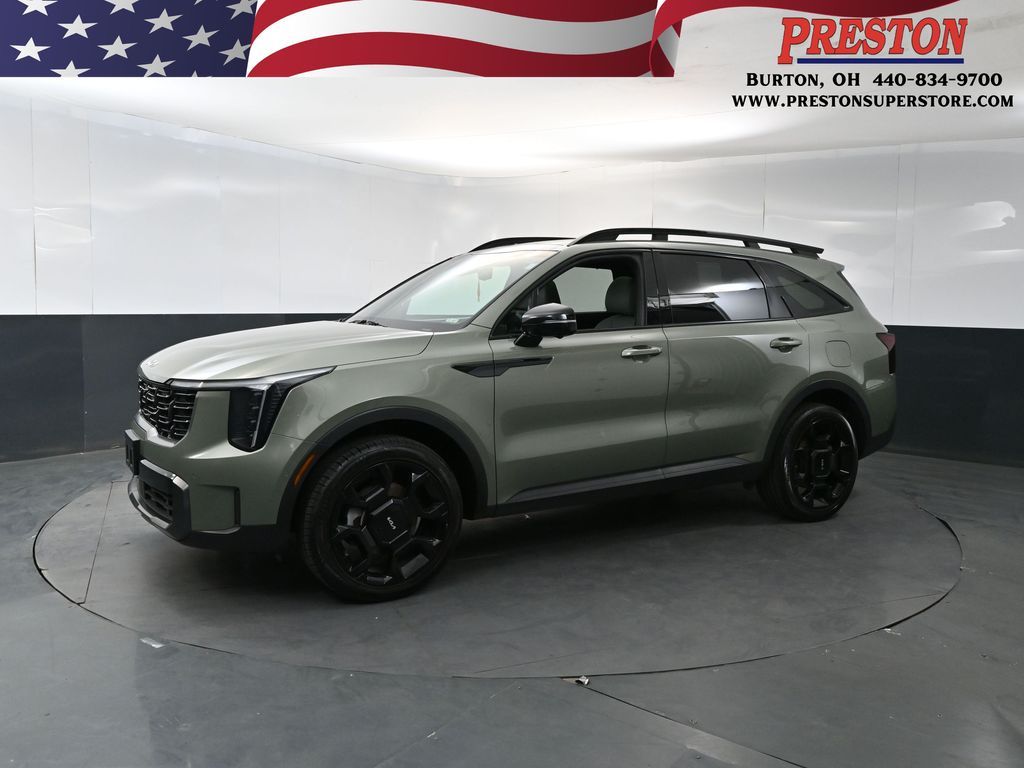 Jungle Green 2024 Kia Sorento X-Line SX Prestige AWD SUV / Crossover All-Wheel Drive 8-Speed Dual Clutch