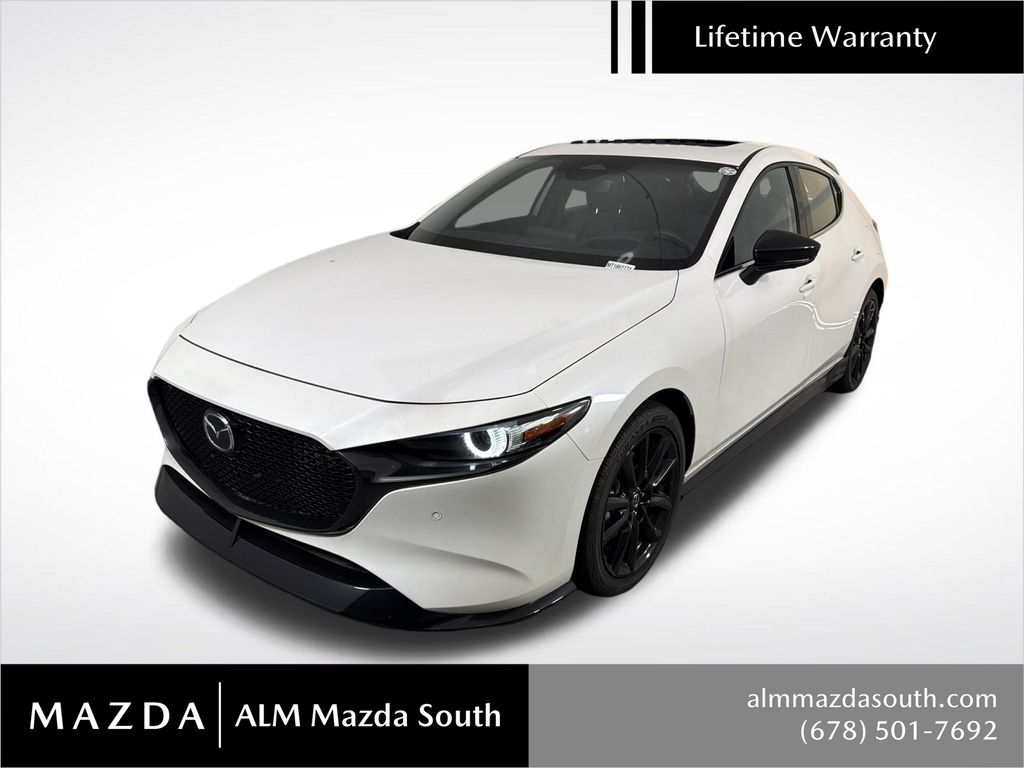 Snowflake White Pearl Mica 2026 Mazda MAZDA3 Hatchback All-Wheel Drive 6-Speed Automatic
