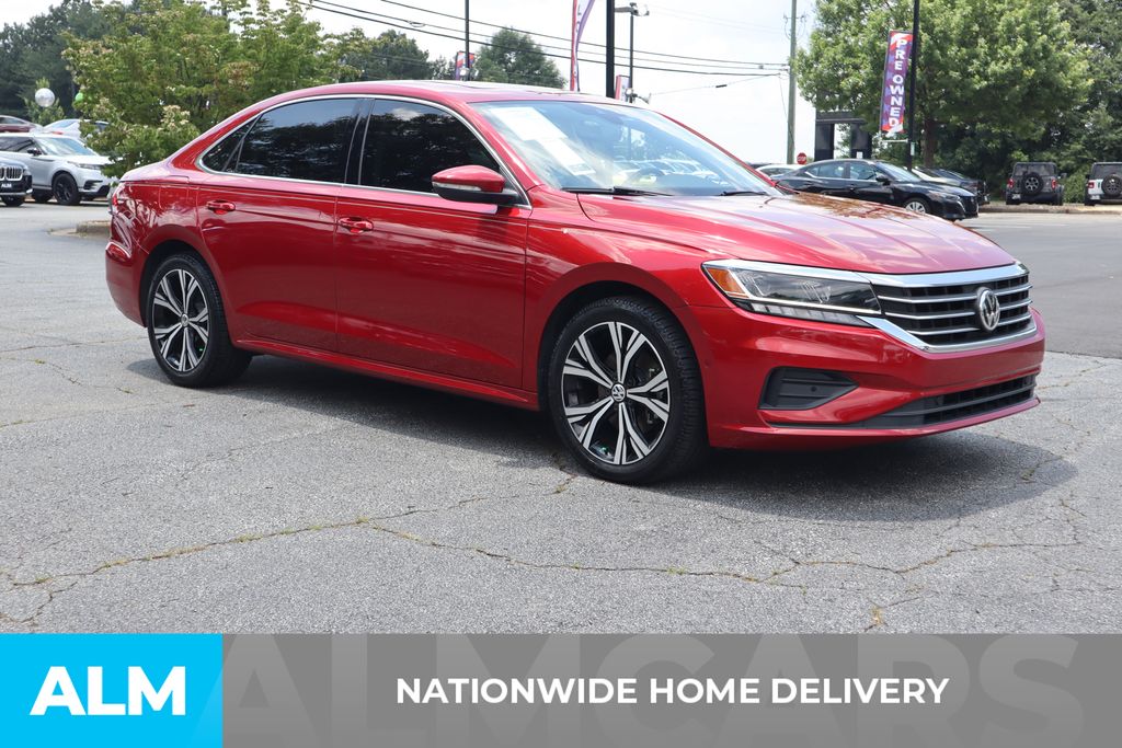 Used 2020 Red Volkswagen 2.0T SEL image 5