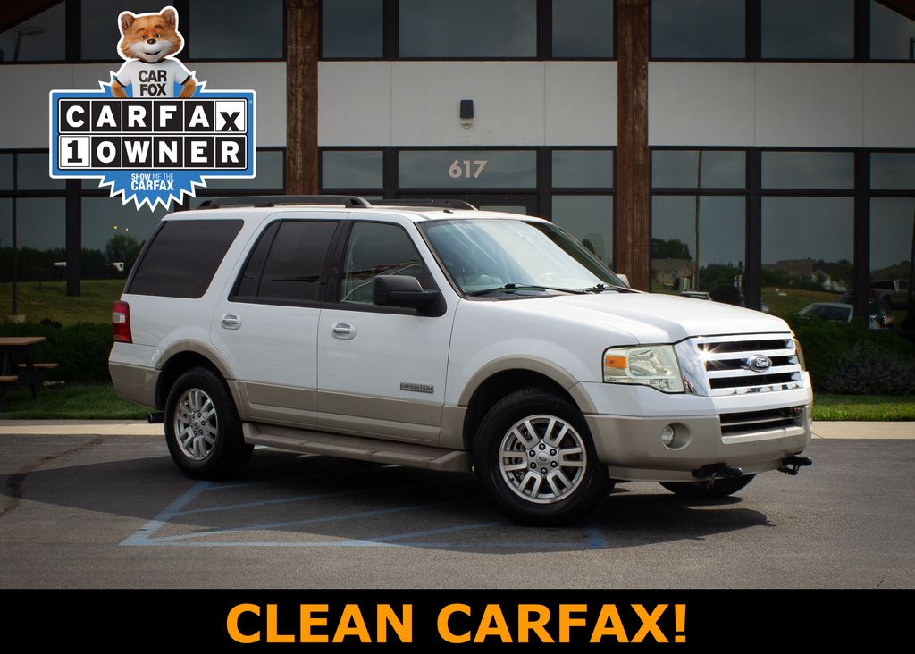 White Sand Tri-Coat Metallic 2007 Ford Expedition SUV / Crossover Four-Wheel Drive 6-Speed Automatic Overdrive