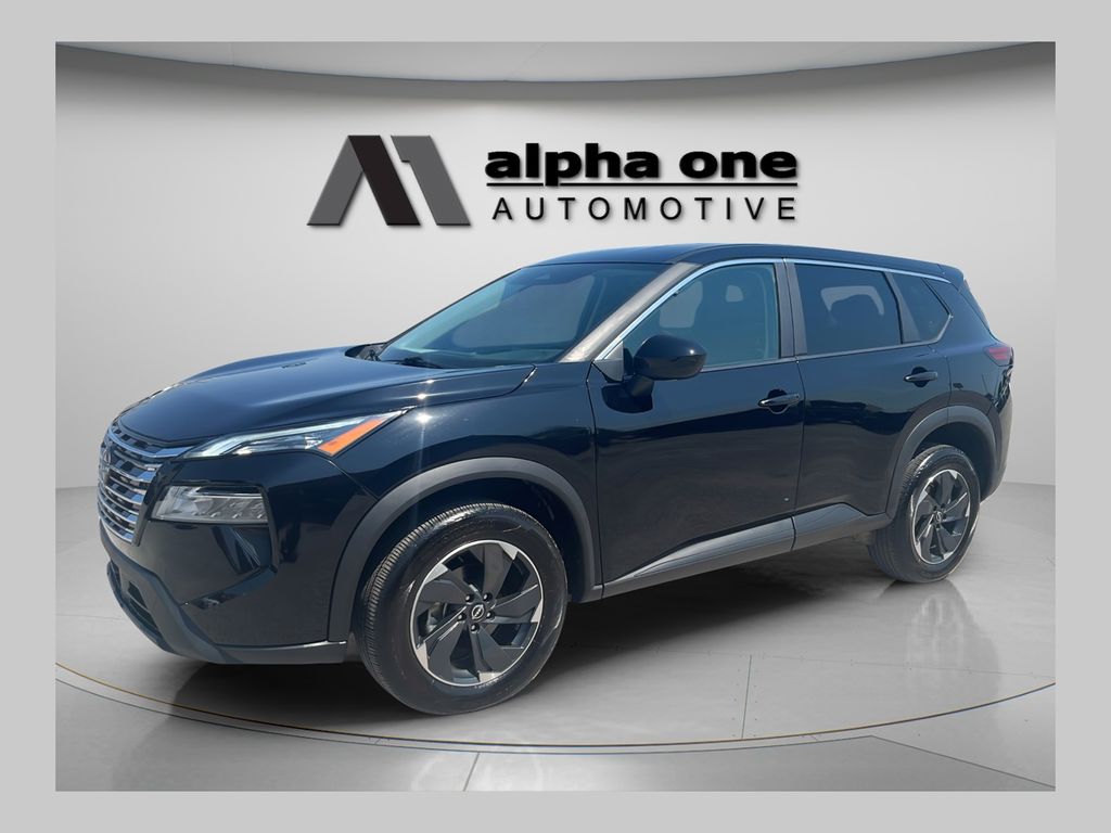 Super Black 2025 Nissan Rogue SUV / Crossover All-Wheel Drive Continuously Variable Transmission