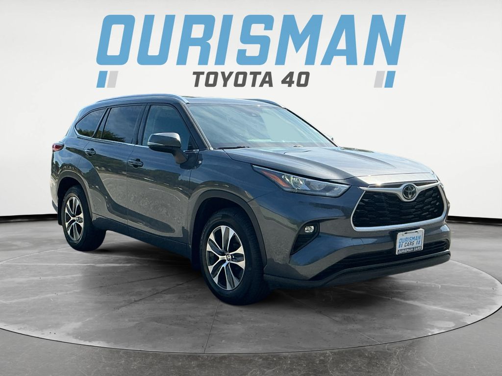 Magnetic Gray 2020 Toyota Highlander SUV / Crossover All-Wheel Drive 8-Speed Automatic