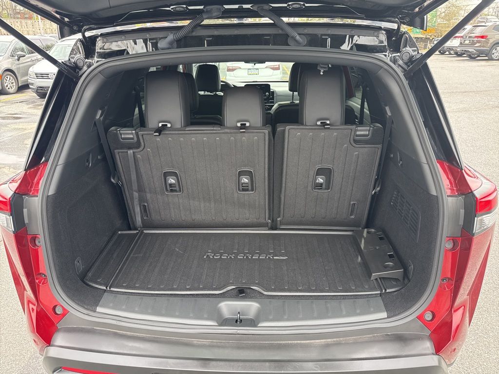 2024 Nissan Pathfinder Rock Creek Red at South Hills Kia