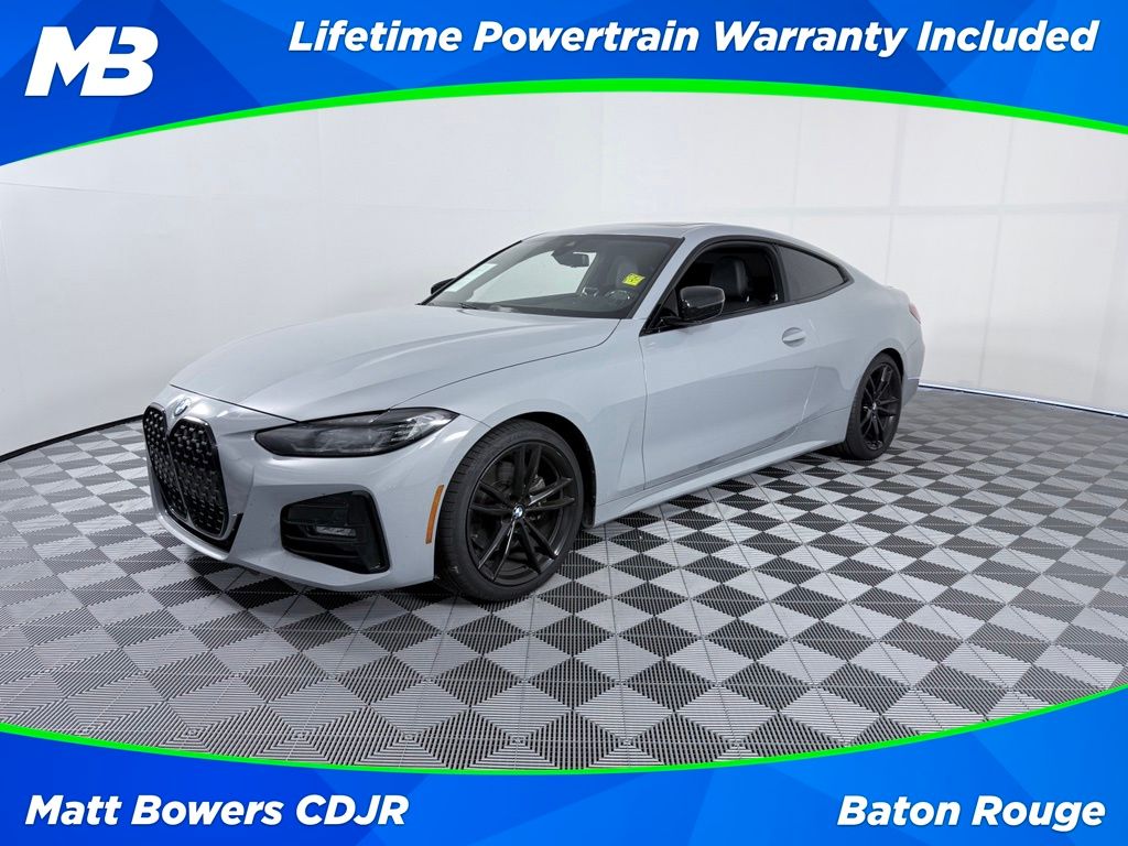 Brooklyn Gray Metallic 2022 BMW 4 Series Coupe Rear-Wheel Drive 8-Speed Automatic
