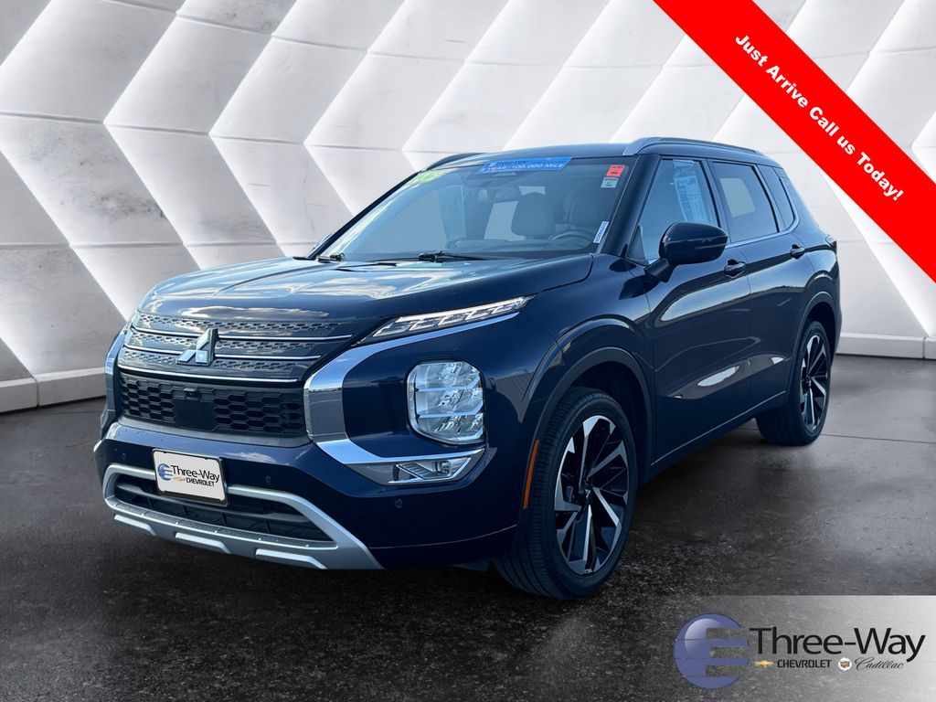 Cosmic Blue Metallic 2022 Mitsubishi Outlander SEL FWD SUV / Crossover Front-Wheel Drive Continuously Variable Transmission