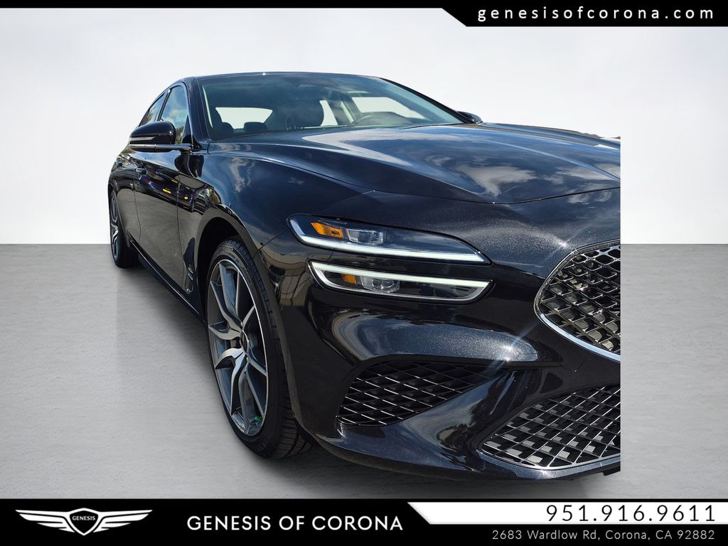 Black 2026 Genesis G70 2.5T Standard RWD Sedan Rear-Wheel Drive 8-Speed Automatic