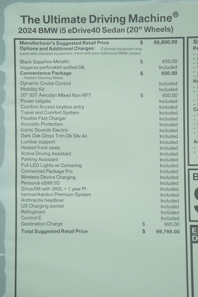 2024 BMW i5 eDrive40 8