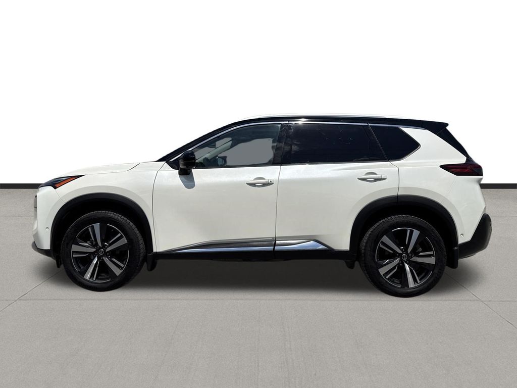 2021 Nissan Rogue Platinum White at DeMontrond Mazda