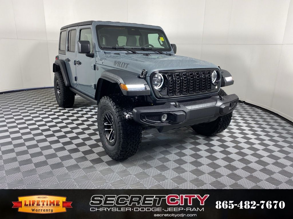Anvil Clear Coat 2026 Jeep Wrangler SUV / Crossover Four-Wheel Drive 8-Speed Automatic