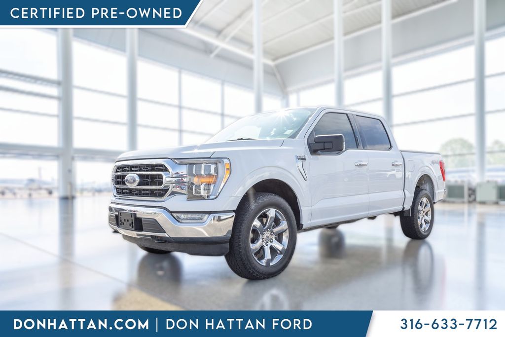 Oxford White 2022 Ford F-150 Pickup Truck Four-Wheel Drive Automatic