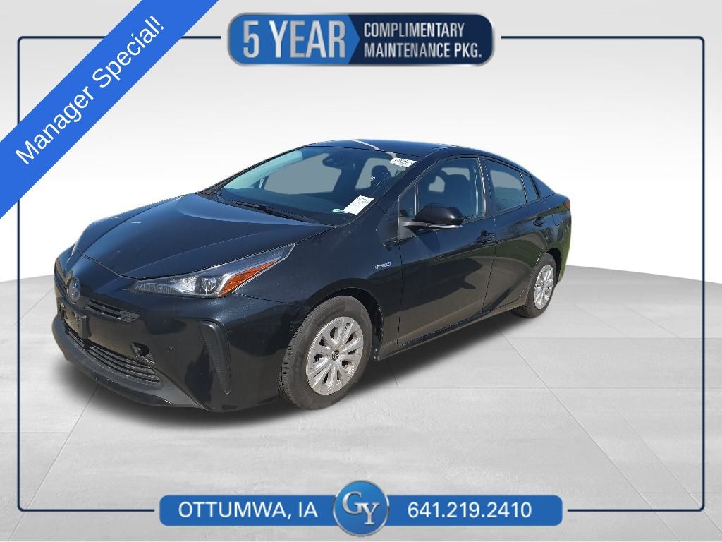 Midnight Black Metallic 2022 Toyota Prius Hatchback Front-Wheel Drive Continuously Variable Transmission