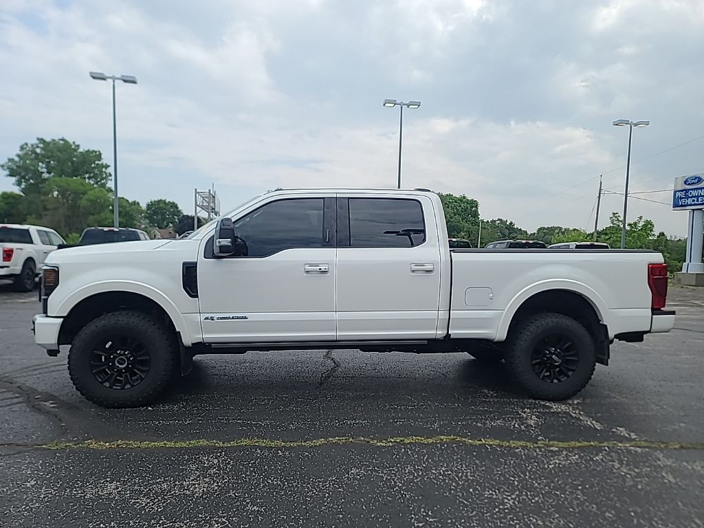Certified Used 2022 Star White Metallic Tri-Coat Ford Lariat image 3