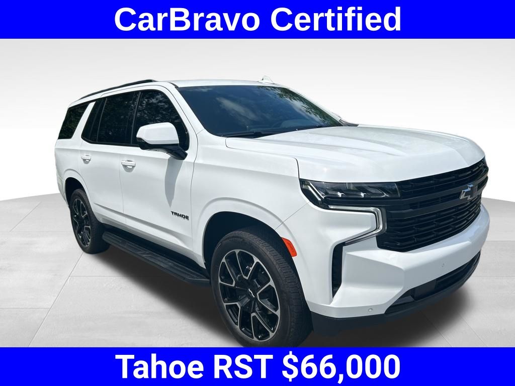 Summit White 2024 Chevrolet Tahoe RST 4WD SUV / Crossover Four-Wheel Drive