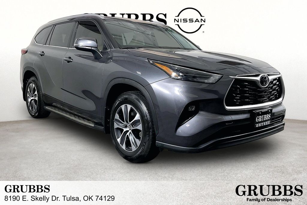 Magnetic Gray Metallic 2022 Toyota Highlander SUV / Crossover All-Wheel Drive 8-Speed Automatic