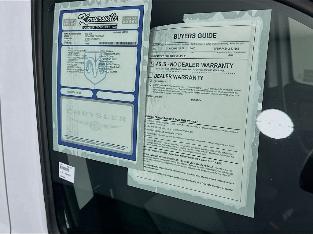 Used 2020 White Ram Tradesman image 36