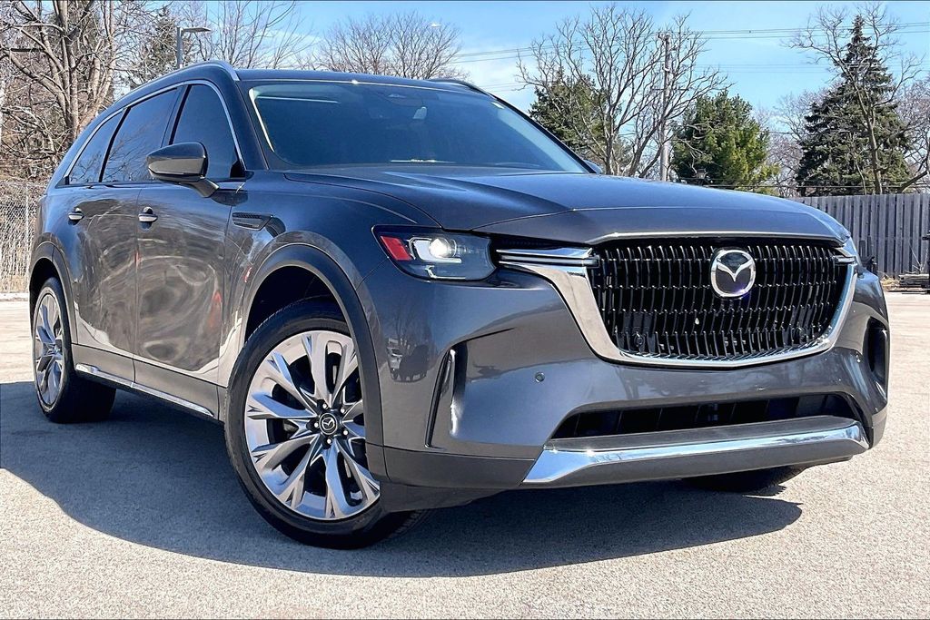 Machine Gray Metallic 2024 Mazda CX-90 3.3 Turbo Premium AWD SUV / Crossover All-Wheel Drive 8-Speed Automatic