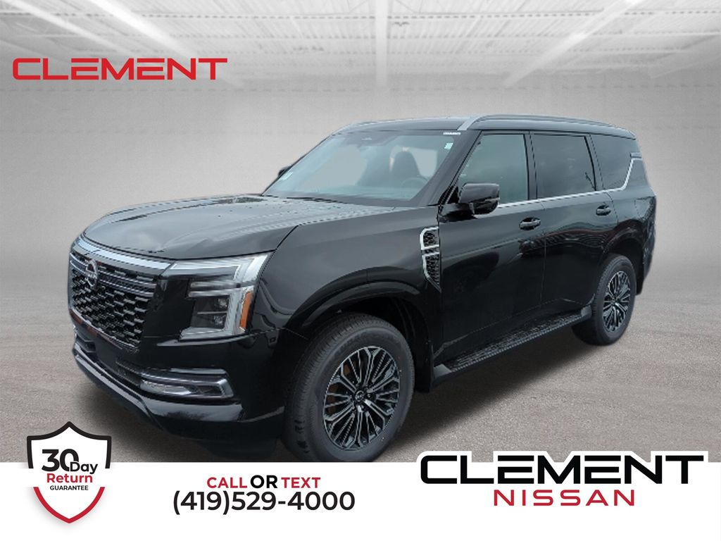 Super Black 2025 Nissan Armada SUV / Crossover Four-Wheel Drive 9-Speed Automatic