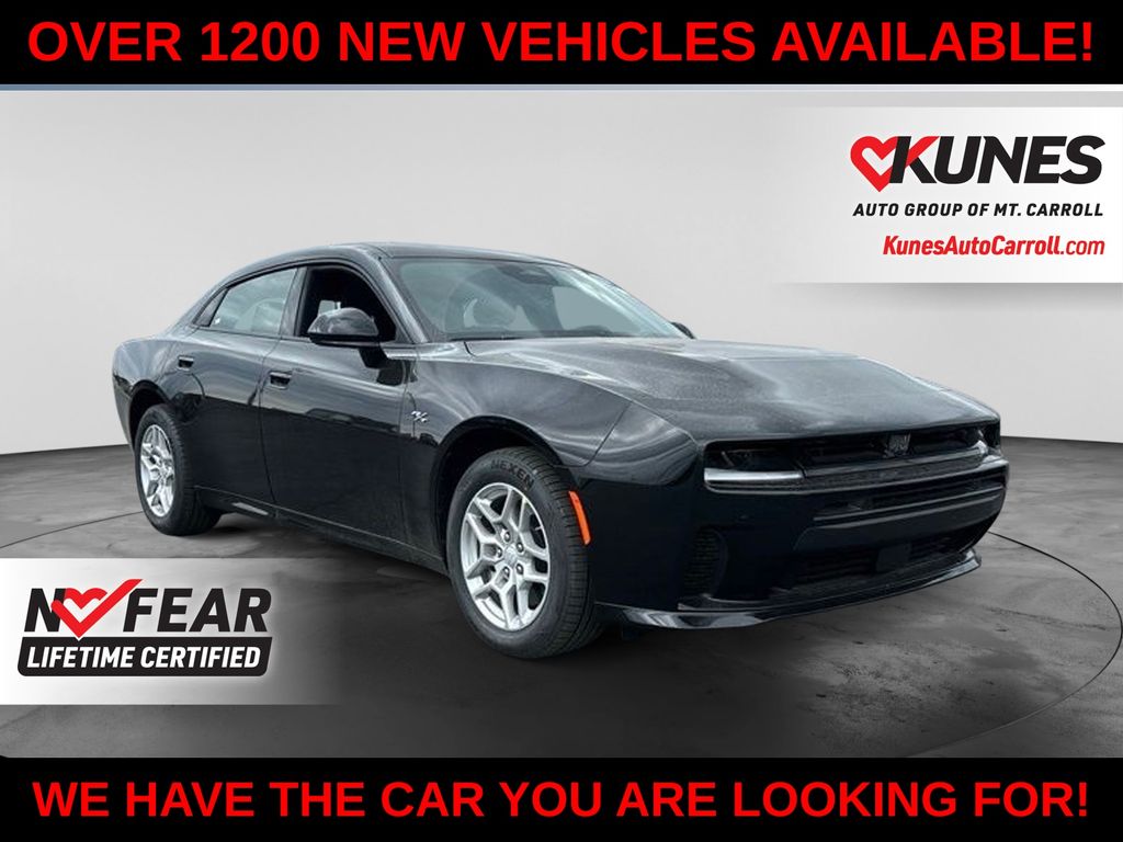 Diamond Black Crystal Pearlcoat 2026 Dodge Charger Sedan All-Wheel Drive 8-Speed Automatic