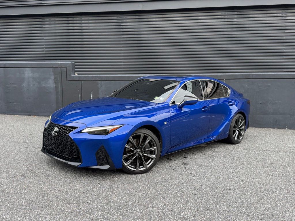 Blue Mica 2022 Lexus IS Sedan  6-Speed Automatic