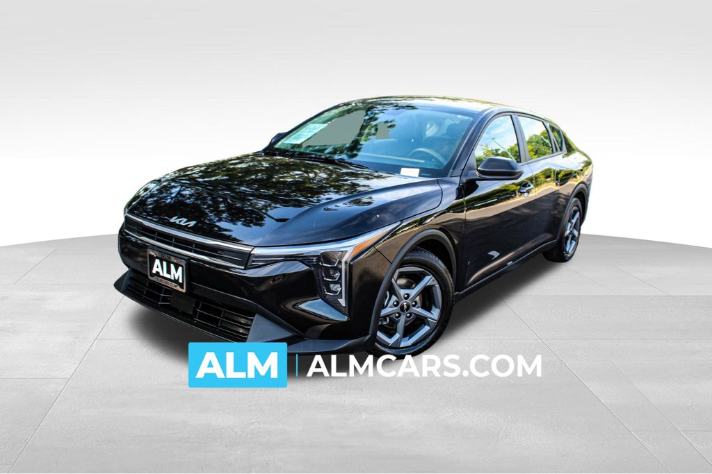 Aurora Black Pearl 2025 Kia K4 LXS FWD Sedan Front-Wheel Drive Continuously Variable Transmission