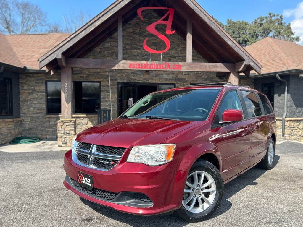 Deep Cherry Red Crystal Pearlcoat 2014 Dodge Grand Caravan SXT FWD Minivan Front-Wheel Drive 6-Speed Automatic