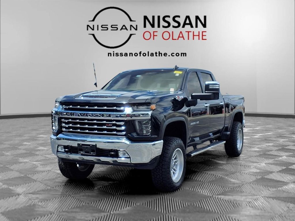Black 2020 Chevrolet Silverado 2500HD LTZ Crew Cab 4WD Pickup Truck Four-Wheel Drive Automatic