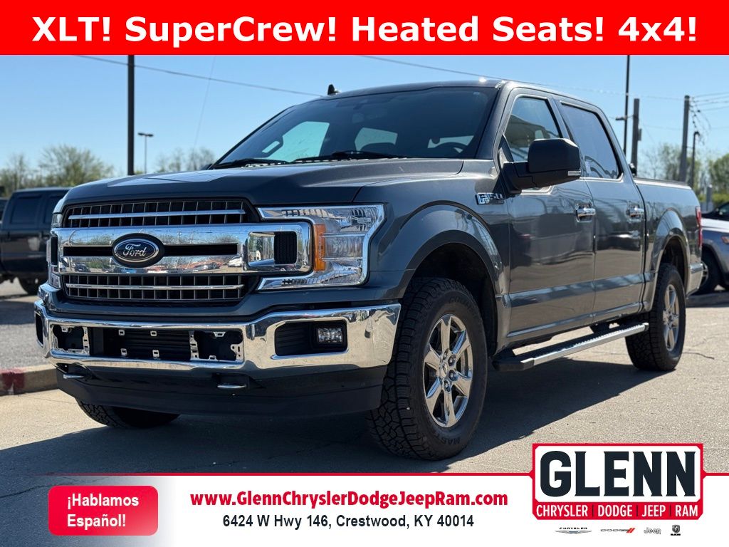 Gray (Magnetic) 2020 Ford F-150 XLT SuperCrew 4WD Pickup Truck Four-Wheel Drive Automatic