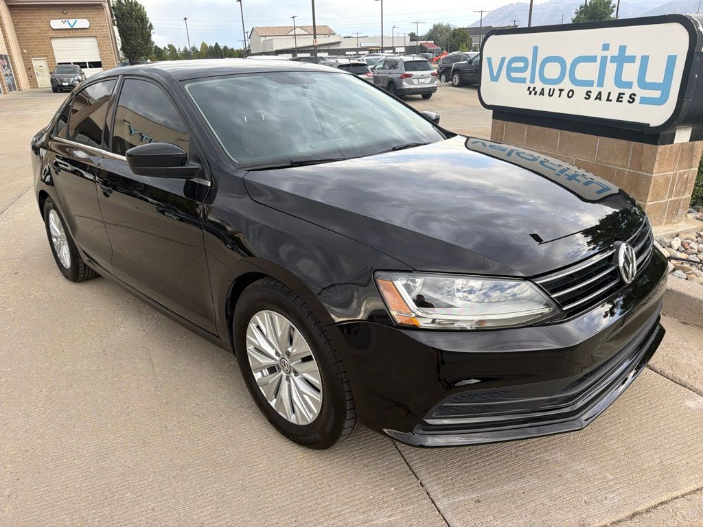 Black 2017 Volkswagen Jetta Sedan Front-Wheel Drive 6-Speed Automatic