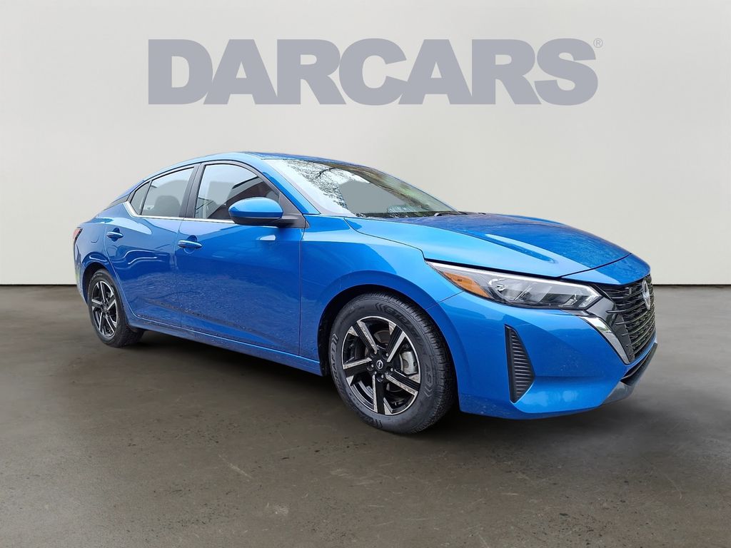 Electric Blue Metallic 2025 Nissan Sentra Sedan Front-Wheel Drive Continuously Variable Transmission
