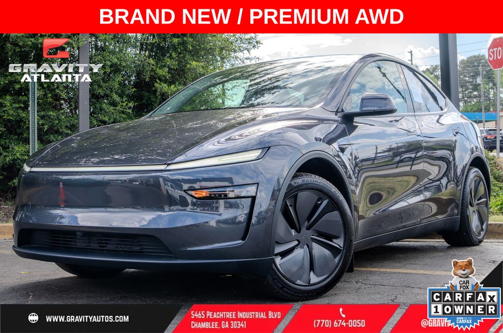 Gray (Stealth Grey) 2026 Tesla Model Y Long Range Launch Series AWD SUV / Crossover All-Wheel Drive 1-Speed Automatic