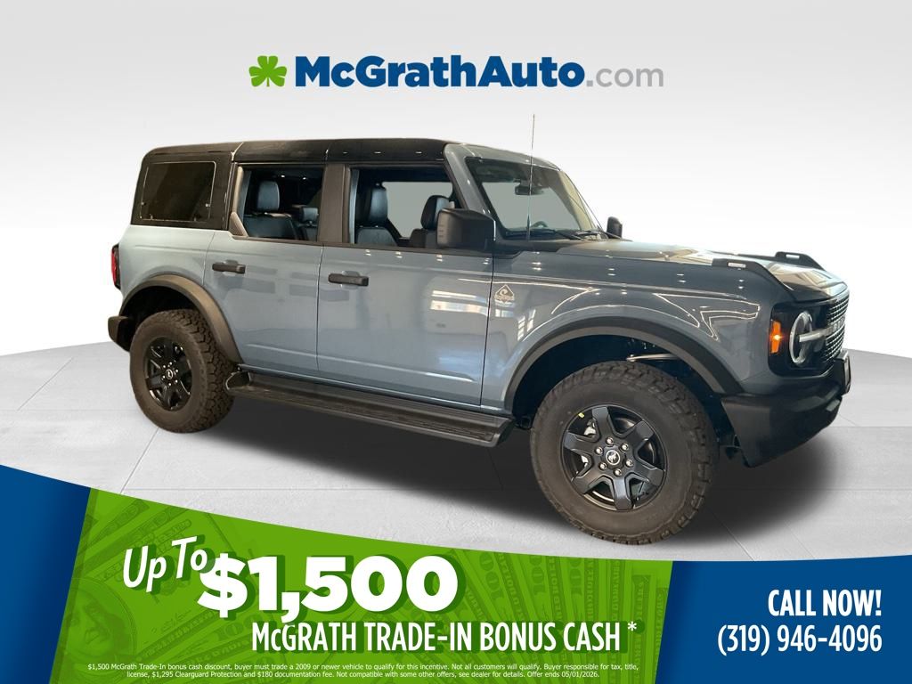 Blue (Azure Gray Metallic Tri-Coat) 2025 Ford Bronco Outer Banks 4-Door 4WD SUV / Crossover Four-Wheel Drive Automatic