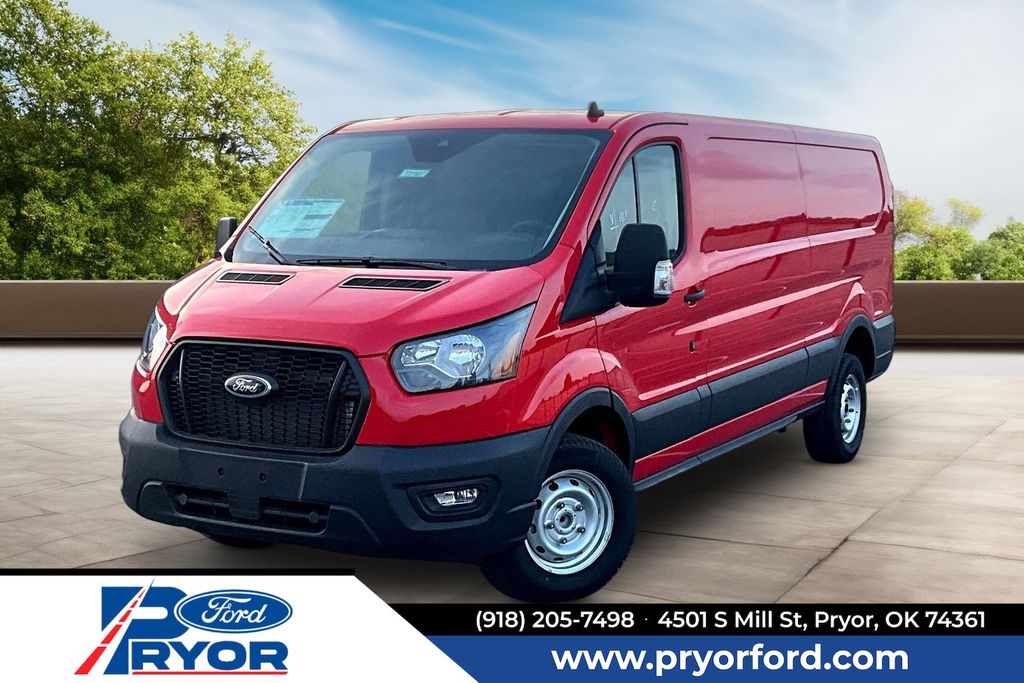 Race Red 2025 Ford Transit Cargo 250 Low Roof RWD Van Rear-Wheel Drive