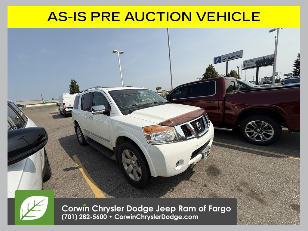 White (Blizzard Pearl) 2011 Nissan Armada SUV / Crossover Four-Wheel Drive 5-Speed Automatic Overdrive