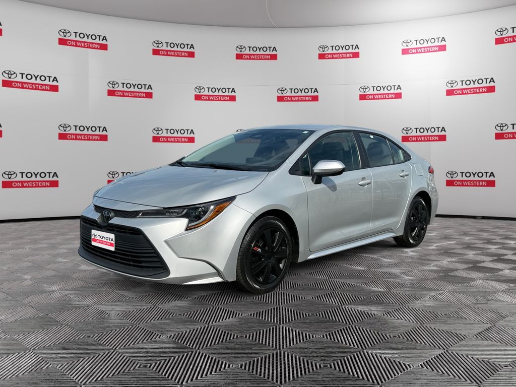 Classic Silver Metallic 2024 Toyota Corolla LE FWD Sedan Front-Wheel Drive Continuously Variable Transmission