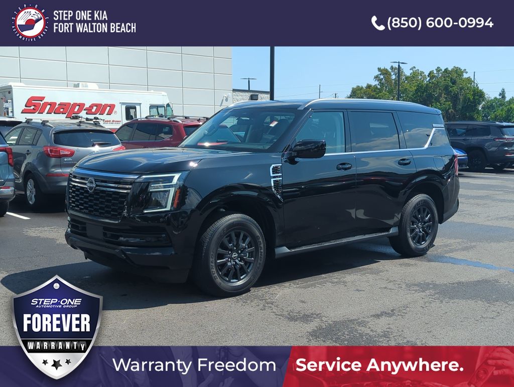 Super Black 2025 Nissan Armada SUV / Crossover Four-Wheel Drive 9-Speed Automatic