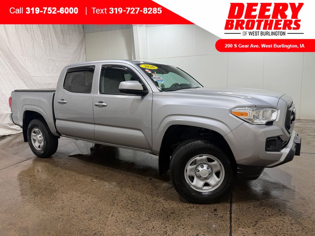 Silver Sky Metallic 2020 Toyota Tacoma Pickup Truck Four-Wheel Drive 6-Speed Automatic