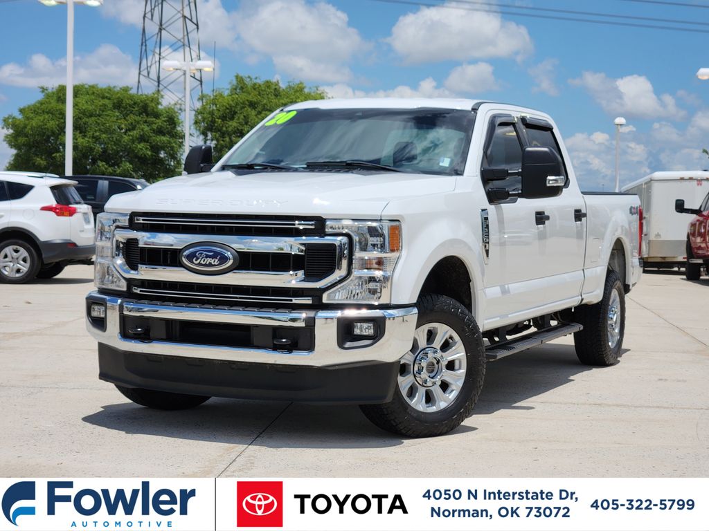 Oxford White 2020 Ford F-250 Super Duty Pickup Truck Four-Wheel Drive 6-Speed Automatic