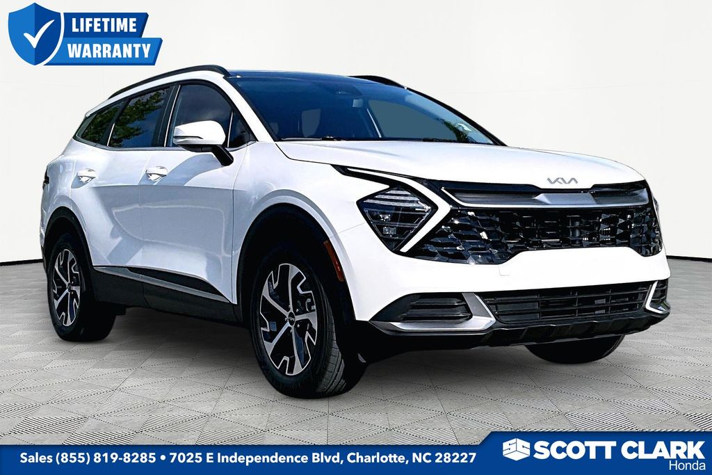 Snow White Pearl 2025 Kia Sportage Hybrid SUV / Crossover All-Wheel Drive 6-Speed Automatic