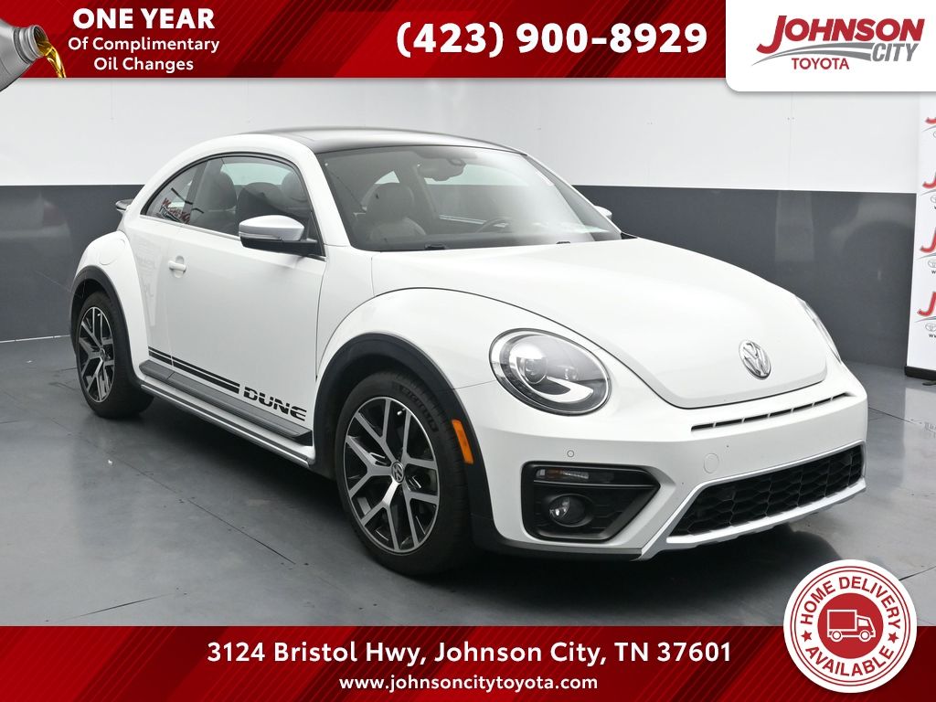 Pure White 2016 Volkswagen Beetle 1.8T Dune Hatchback Front-Wheel Drive 6-Speed Automatic