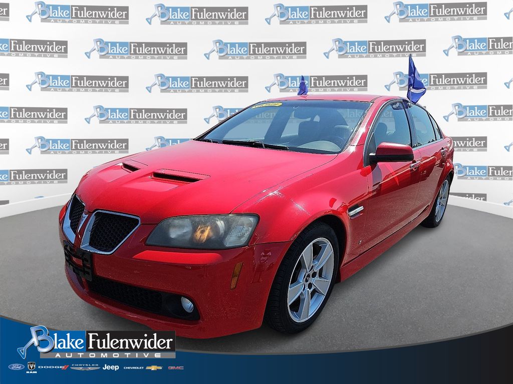 2009 Pontiac G8 Rojo (Liquid Red) Sedán Tracción trasera 6 velocidades Automática