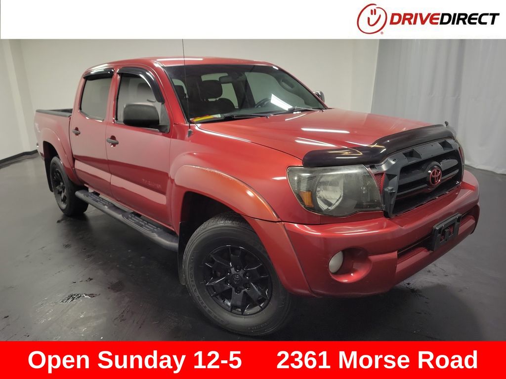 Impulse Red Pearl 2007 Toyota Tacoma Pickup Truck Four-Wheel Drive 5-Speed Automatic Overdrive