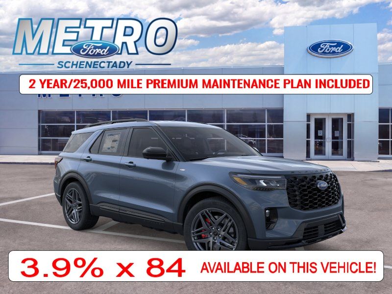 Vapor Blue Metallic 2026 Ford Explorer SUV / Crossover All-Wheel Drive Automatic