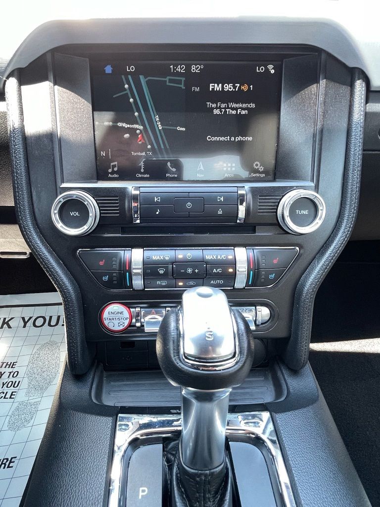 2016 Ford Mustang EcoBoost Premium Black at Wharton Ford