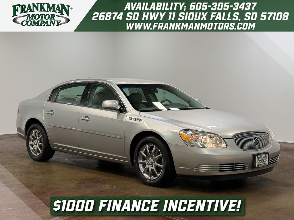 Silver (Platinum Metallic) 2008 Buick Lucerne CXL FWD Sedan Front-Wheel Drive 4-Speed Automatic
