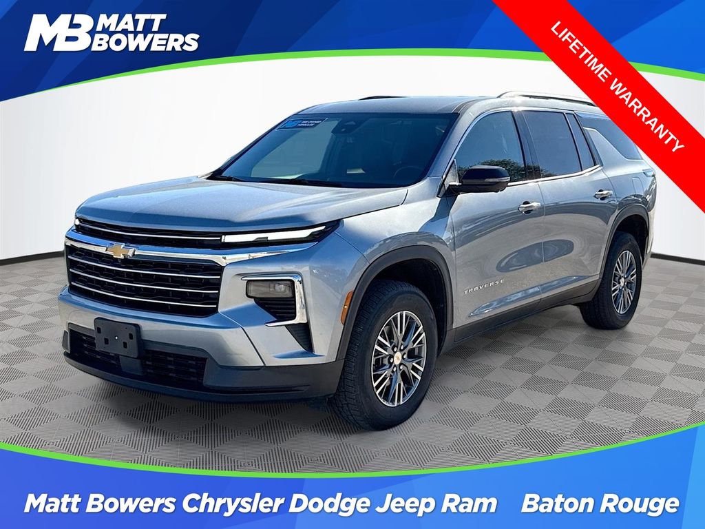 Sterling Gray Metallic 2024 Chevrolet Traverse LT AWD SUV / Crossover Four-Wheel Drive 8-Speed Automatic