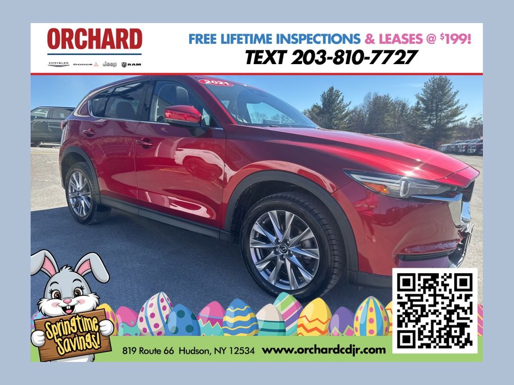 Soul Red Crystal Metallic 2021 Mazda CX-5 Grand Touring Reserve AWD SUV / Crossover All-Wheel Drive 6-Speed Automatic