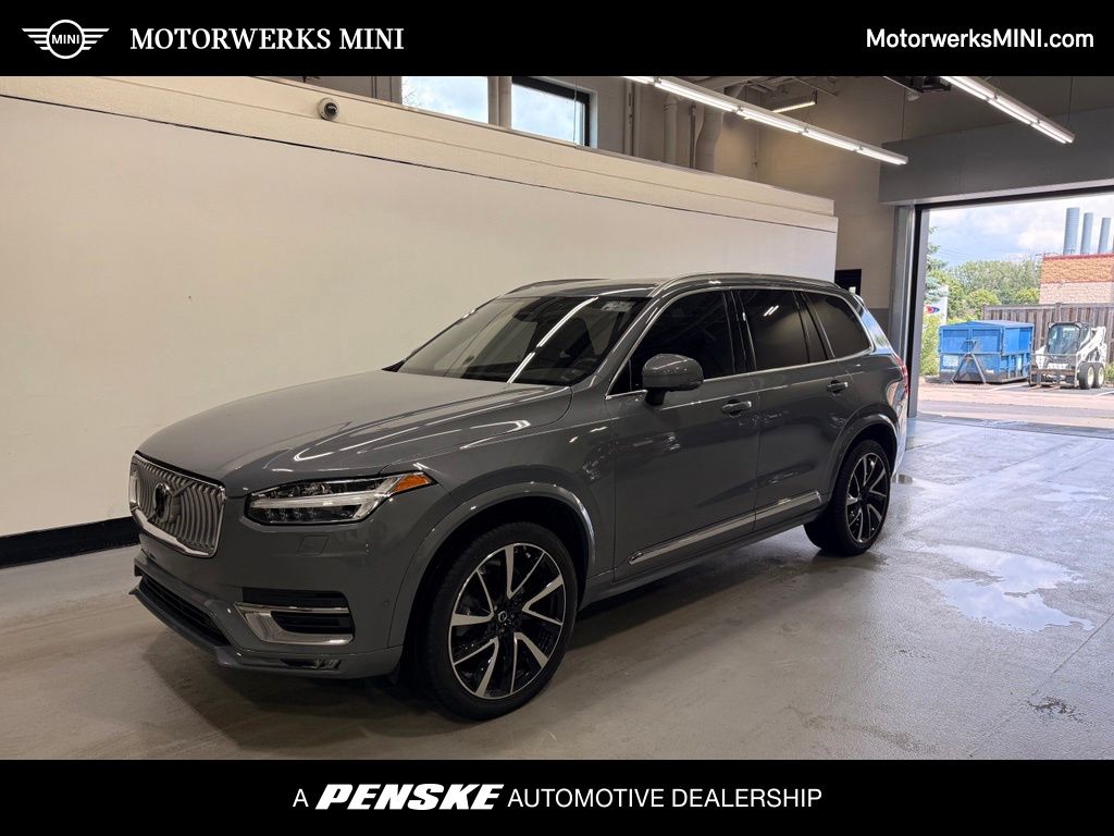 Gray Metallic 2023 Volvo XC90 B6 Plus Bright Theme 7-Passenger AWD SUV / Crossover All-Wheel Drive Automatic