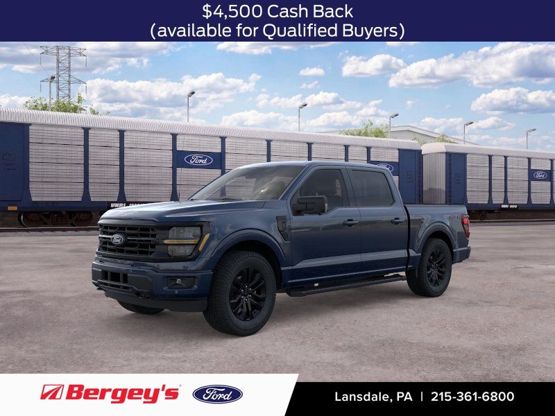 Antimatter Blue Metallic 2026 Ford F-150 Pickup Truck Four-Wheel Drive Automatic