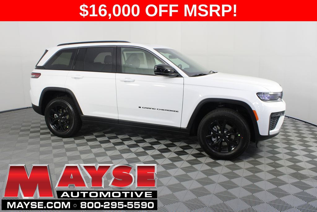 Bright White Clearcoat 2026 Jeep Grand Cherokee SUV / Crossover Four-Wheel Drive 8-Speed Automatic